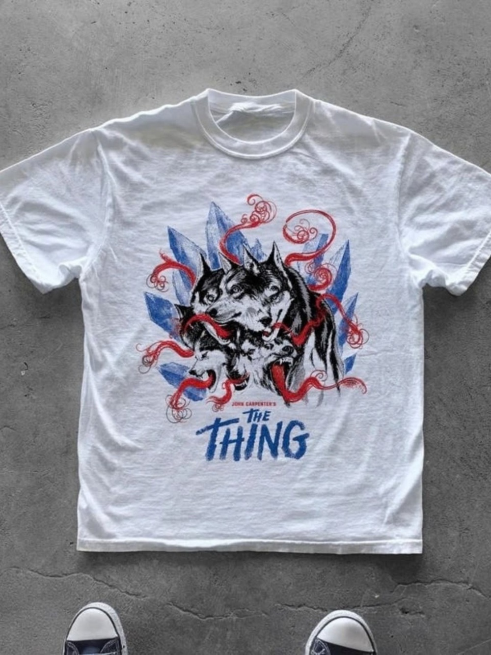 White 'The Thing' Graphic Tee - Men